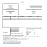 Vorschaubild der VorlageInvoice Order Delivery Template with Instructions