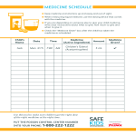 Kid's Medicine Schedule gratis en premium templates