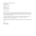 Detailed Appreciative Resignation Letter gratis en premium templates