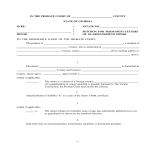 Permanent Guardianship Form gratis en premium templates