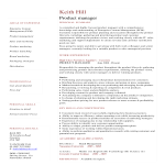 Software Product Manager Resume gratis en premium templates