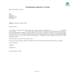 template topic preview image Interview Request Letter