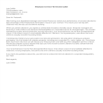 Employee Contract Termination Letter template gratis en premium templates