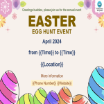 Vorschaubild der VorlageEaster Egg Hunt Flyer