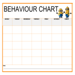 Minions Behaviour Chart gratis en premium templates