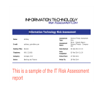 template topic preview image It Risk Assessment Report