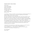 Intent Letter For Teacher gratis en premium templates