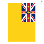 Niue Flag gratis en premium templates