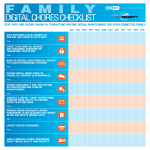 Digital Chores Checklist gratis en premium templates