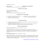 Sample Nursing Graduate Resume gratis en premium templates