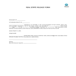 Real Estate Lien Release Form gratis en premium templates