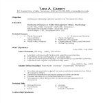 template topic preview image Sample Internship Resume