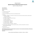 High School General Agenda Meeting gratis en premium templates