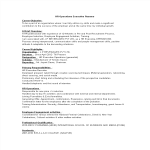 HR Operations Executive Resume gratis en premium templates