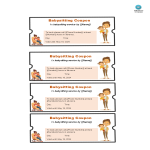 Babysitting Coupon Template Word gratis en premium templates