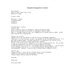 Simple Corporate Resignation Letter gratis en premium templates