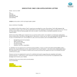 Executive Chef Application Cover Letter gratis en premium templates