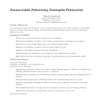 Associate Attorney Resume gratis en premium templates