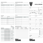 Official Scorecard gratis en premium templates