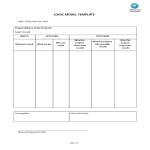 template topic preview image Logic Model Template