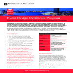 Event Design Certificate Program gratis en premium templates