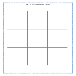 Tic Tac Game Board gratis en premium templates
