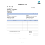 Blank Invoice PDF gratis en premium templates