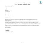 template topic preview image Late Payment cover letter