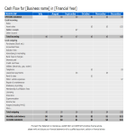 template topic preview image Cash flow statement sheet