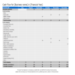 Cash flow statement sheet gratis en premium templates