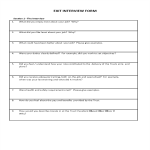 image Exit Interview Form