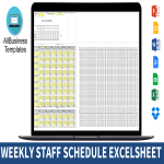 template topic preview image Weekly Staff Schedule Excel