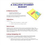 Printable College Budget Planner gratis en premium templates