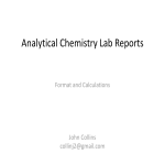 template topic preview image Analytical Chemistry Lab Report