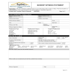 Incident Witness Statement gratis en premium templates