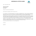 Recommendation Letter for Nurse from Doctor gratis en premium templates