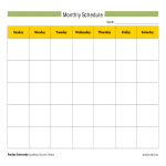 template topic preview image Monthly Schedule