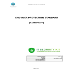 Vorschaubild der VorlageEnd User Protection IT Standard