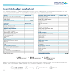 template topic preview image Monthly Budget Work Sheet