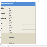 Weekly Timesheet Template Excel gratis en premium templates