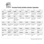 Preschool Activity Calendar gratis en premium templates