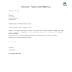 template topic preview image Return of product on free trial