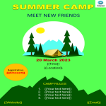 template topic preview image Summer Camp Flyer sample