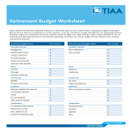 Retirement Budget Worksheet gratis en premium templates