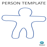template topic preview image Blank Person Template A4 Portrait