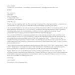 Thank You Letter After An Internal Interview for Admin position gratis en premium templates