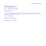 Resignation Letter Format for Engineer gratis en premium templates