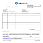 template topic preview image Contractor Weekly Progress Report