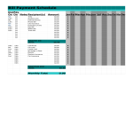 Printable Bill Payment Schedule gratis en premium templates