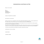 template preview imageResignation Acceptance Letter Email